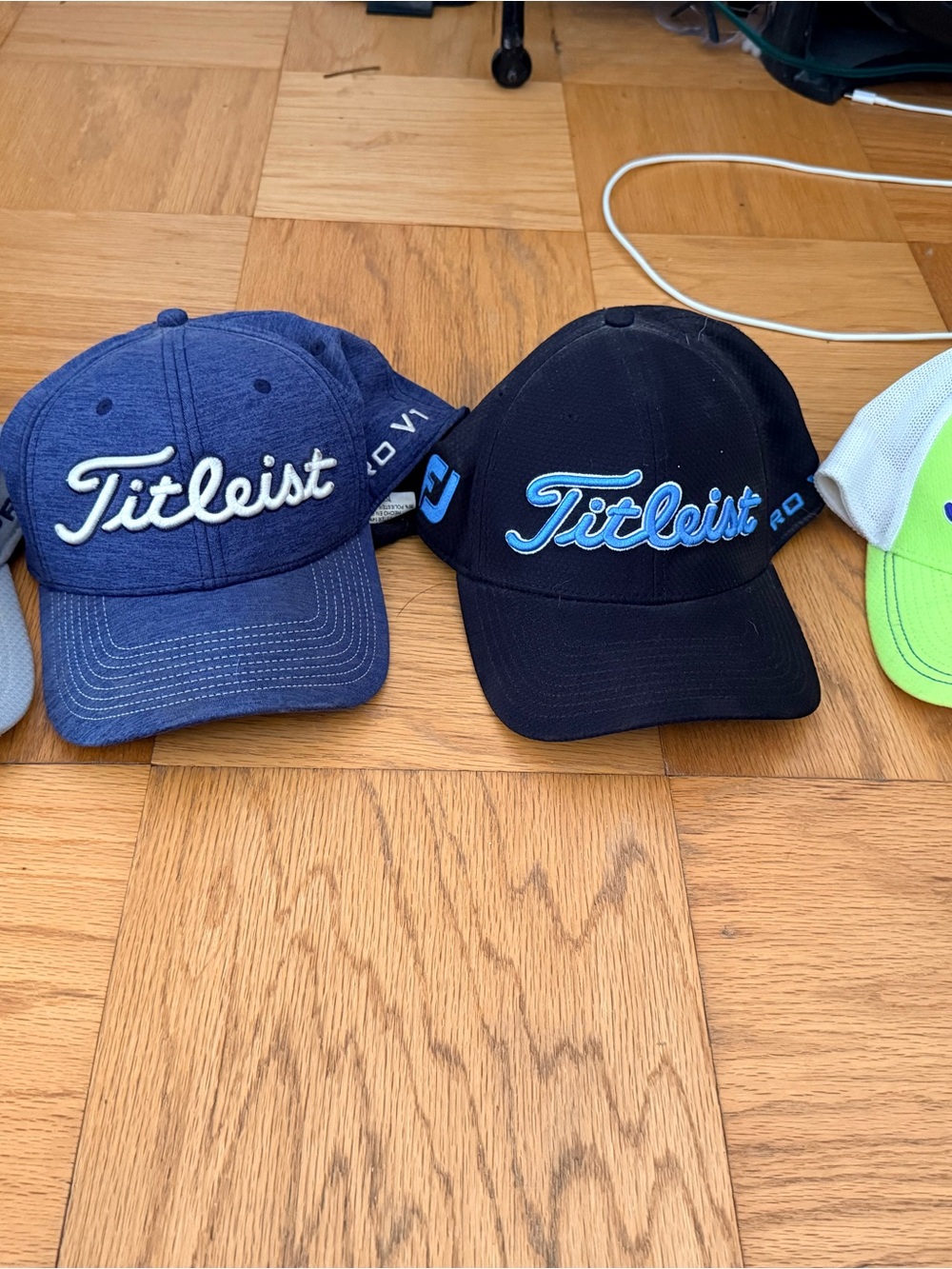4 Titleist Baseball Caps